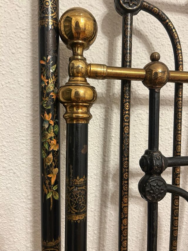 Cama Antigua Hierro Forjado Siglo XIX