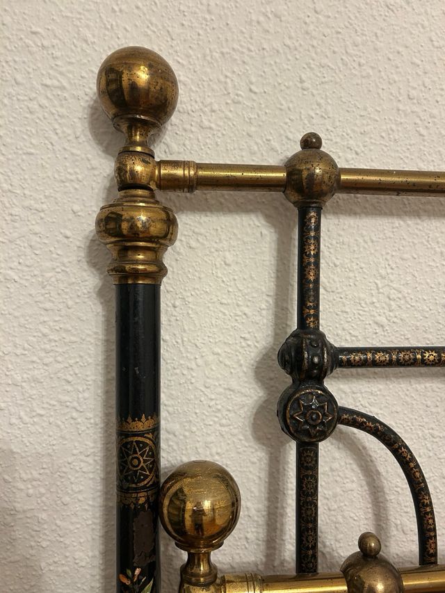 Cama Antigua Hierro Forjado Siglo XIX