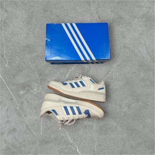 Adidas Forum Low Beige Azul Unisex Premium Sneaker