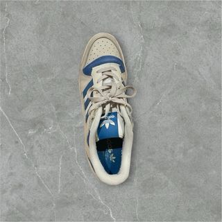 Adidas Forum Low Beige Azul Unisex Premium Sneaker