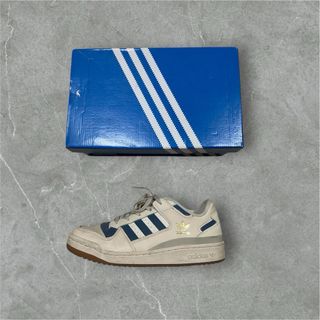 Adidas Forum Low Beige Azul Unisex Premium Sneaker