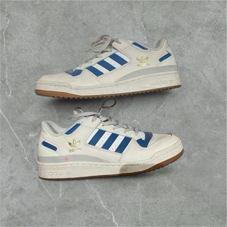 Adidas Forum Low Beige Azul Unisex Premium Sneaker