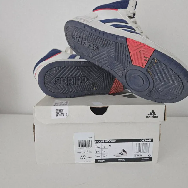 Zapatillas Adidas Hi-Top Talla 39.5