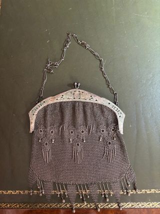 Bolso Malla Plata S.XIX Grand Luxury