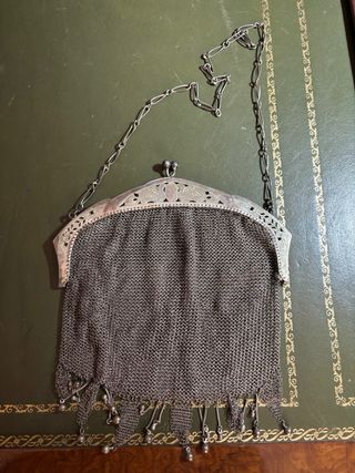 Bolso Malla Plata S.XIX Grand Luxury