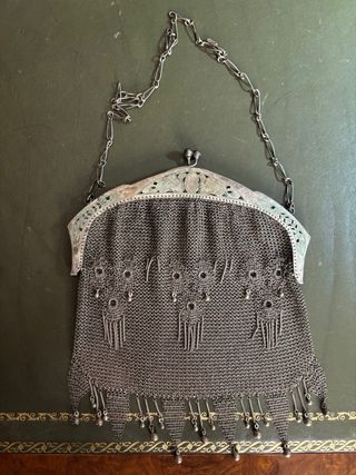 Bolso Malla Plata S.XIX Grand Luxury