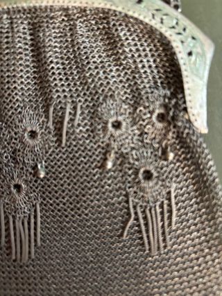 Bolso Malla Plata S.XIX Grand Luxury