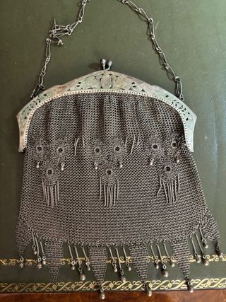 Bolso Malla Plata S.XIX Grand Luxury