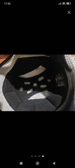 Casco Moto Infantil XS Naranja Dibujos