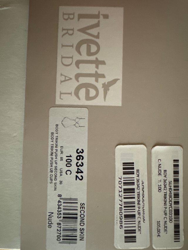 Body Ivette Bridal talla 100C