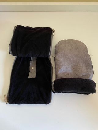 Manoplas Jane gris - Como nuevas