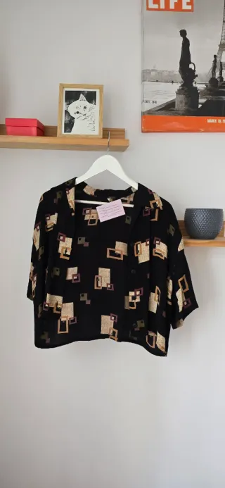 Camisa vintage estampada