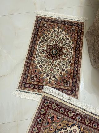 Tris tappeti Multan come nuovi