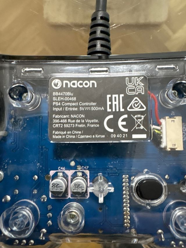 Mando Nacon PS4/PC Transparente