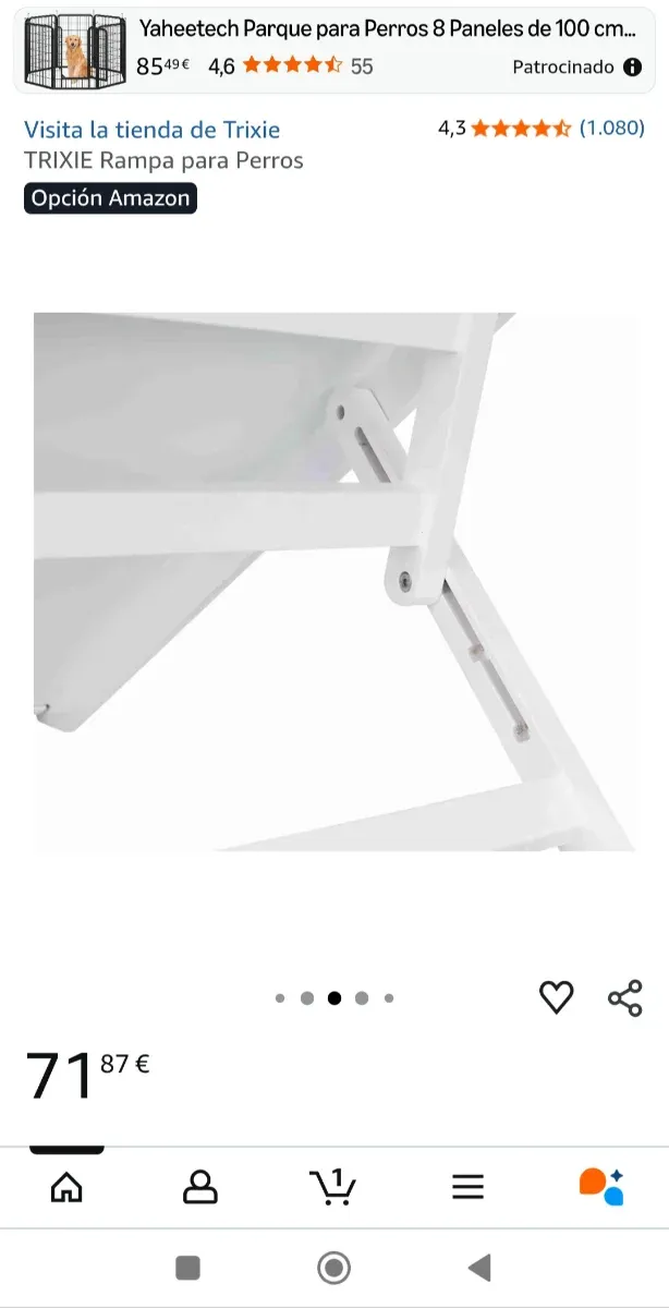 Rampa para perro/gato