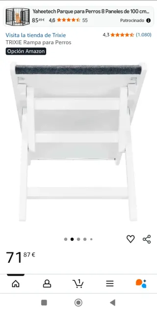 Rampa para perro/gato