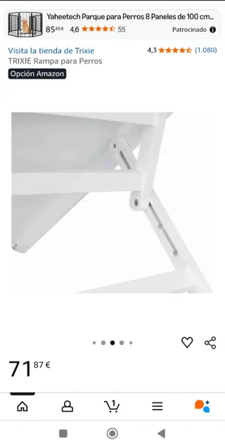 Rampa para perro/gato