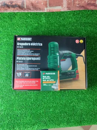 Grapadora Clavadora Parkside Eléctrica