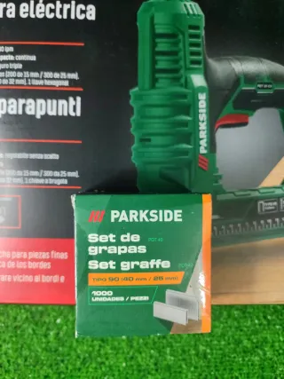 Grapadora Clavadora Parkside Eléctrica