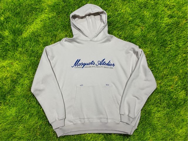 Mosquets Atelier Hoodie beige blue | Streetwear