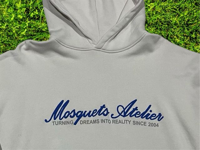 Mosquets Atelier Hoodie beige blue | Streetwear