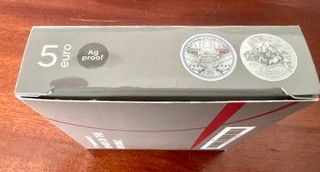 Italia 5 Euro 75° Anniversario Senato Ag Proof