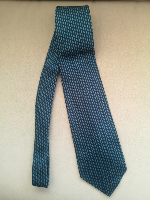 Corbata Emidio Tucci Seda Azul Teal