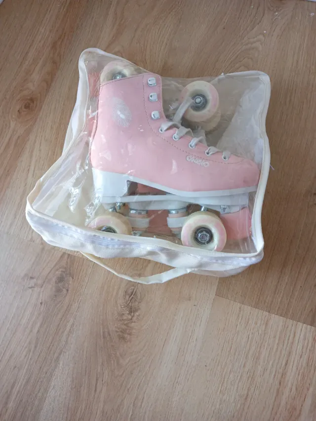 Patines artísticos 4 ruedas talla 33. oxelo.