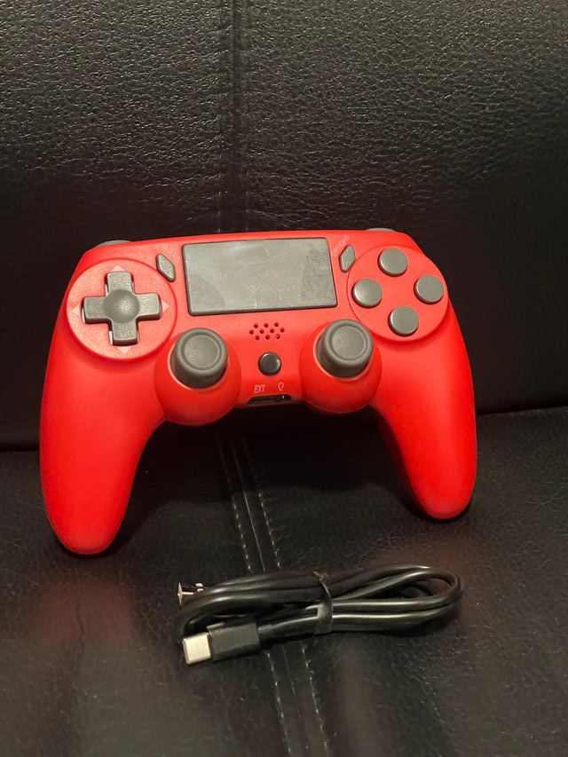 Mando PS4 Inalámbrico Rojo