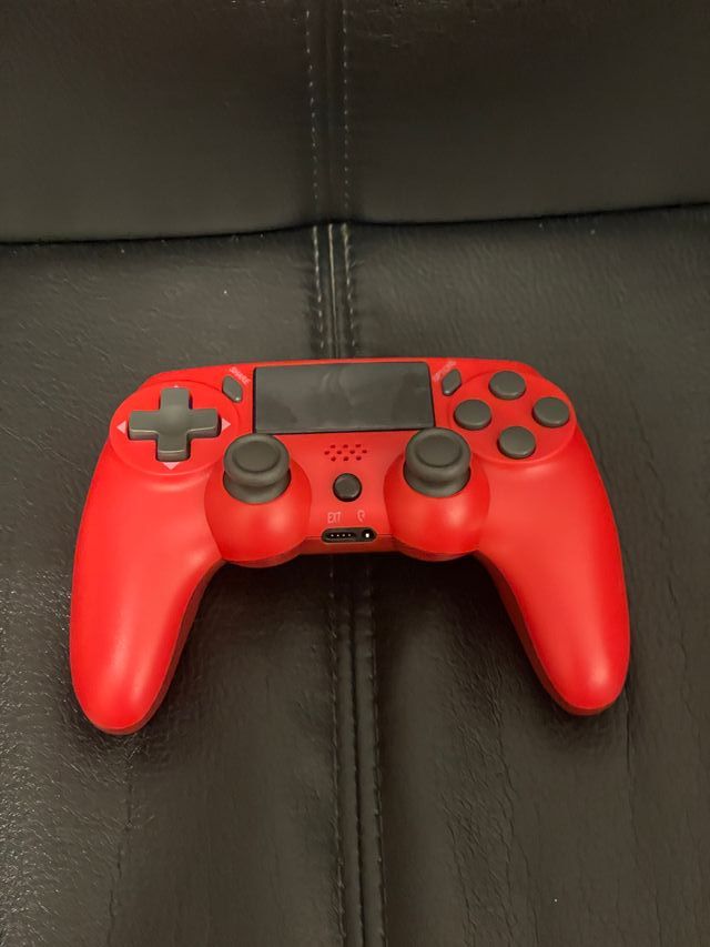 Mando PS4 Inalámbrico Rojo