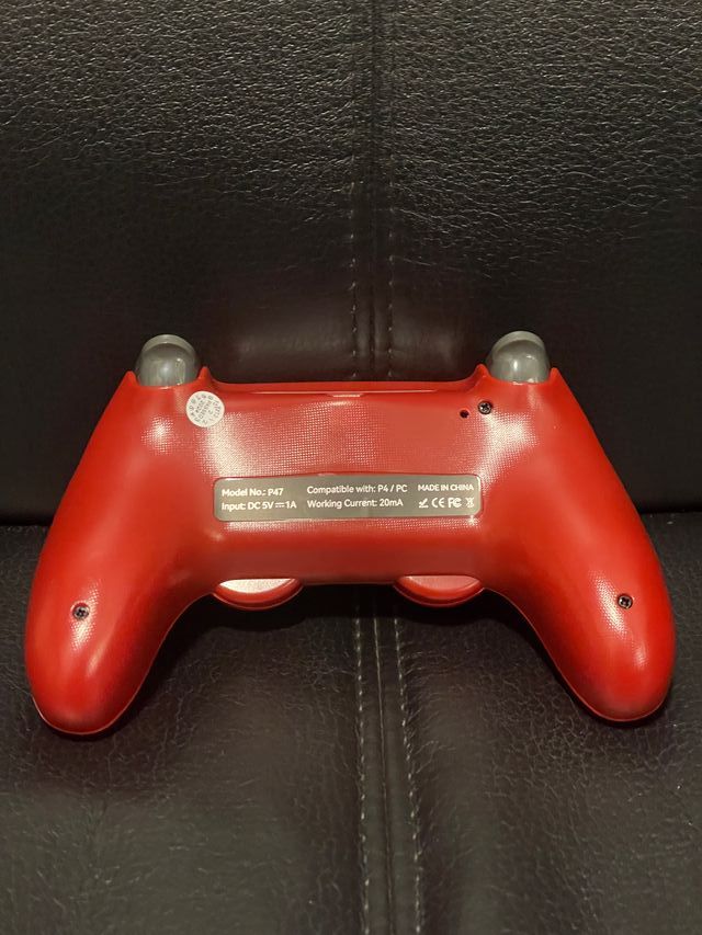 Mando PS4 Inalámbrico Rojo