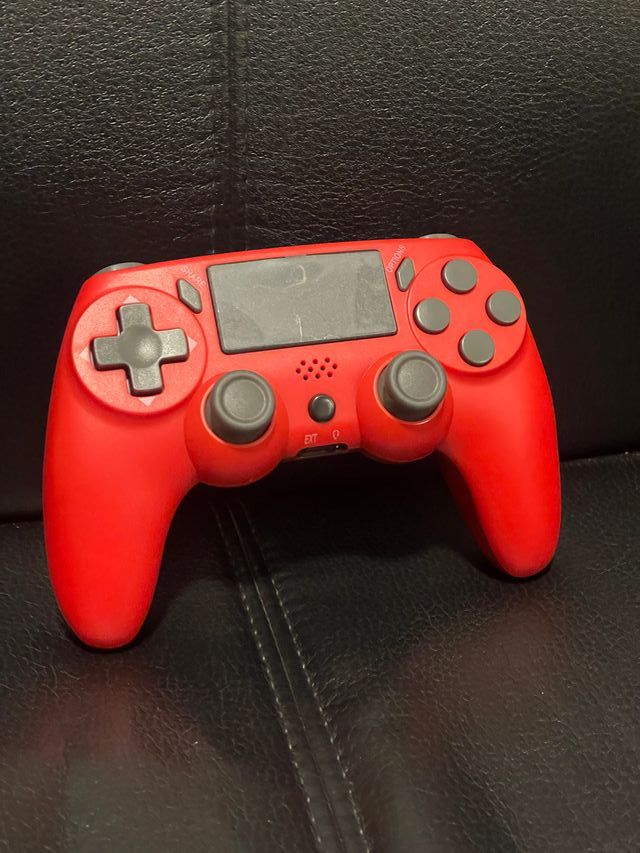Mando PS4 Inalámbrico Rojo