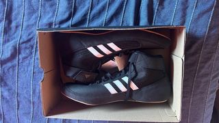 Botas Boxeo/Lucha Adidas Negras
