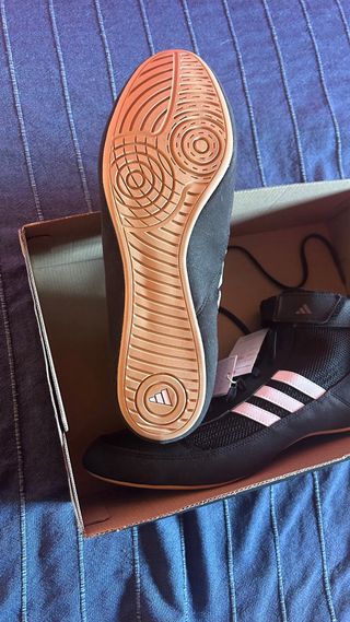 Botas Boxeo/Lucha Adidas Negras