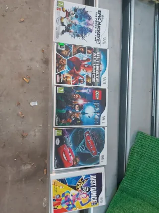Pack 5 Juegos Wii: Disney, Marvel, Lego, Cars, Jus