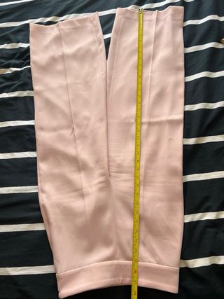 Pantalón Zara Mujer XS Rosa Palo