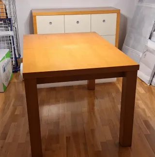 Mesa comedor madera maciza 80x140