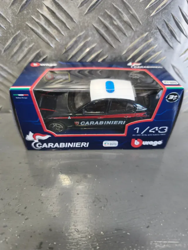 Modellino Auto Carabinieri Burago Scala 1:43