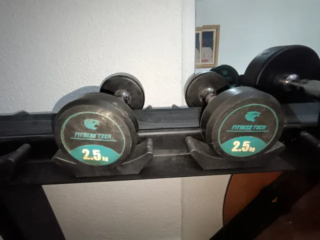 Rack Mancuernas Hexagonales y Redondas