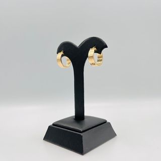 PENDIENTES ARO GRECA 18K