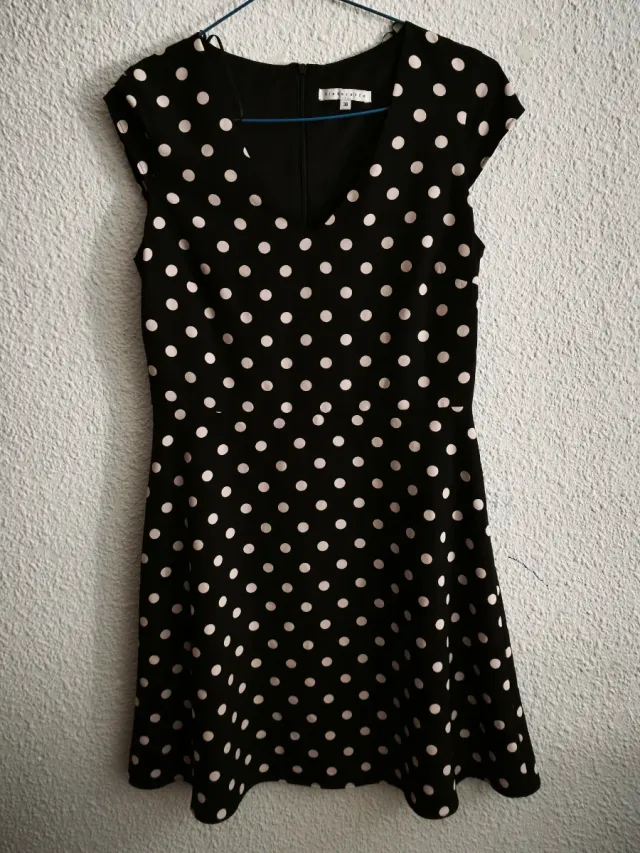 Vestido tintoretto lunares negro/blanco Talla S