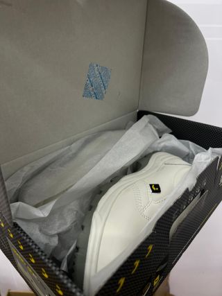 Zapato seguridad jogger puntera acero gris/blanco