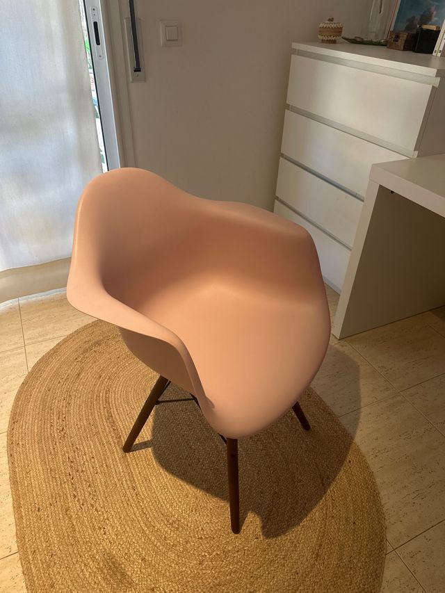 Silla Sklum Rosa Madera y Plástico