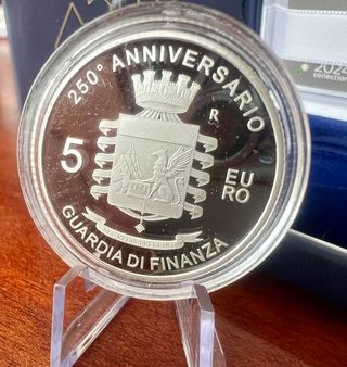 5 Euro Argento Proof 2024 Guardia di Finanza