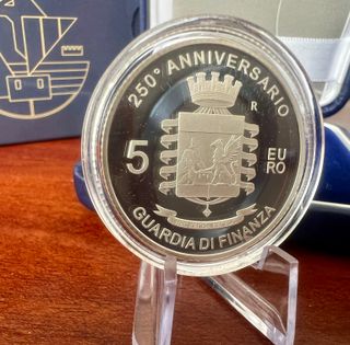 5 Euro Argento Proof 2024 Guardia di Finanza