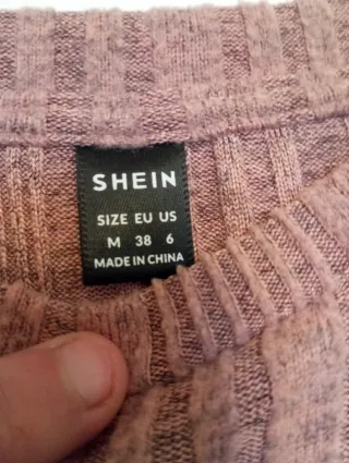 Jersey Shein perlas rosa talla única