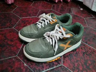 Zapatillas Munich Verdes y Naranja