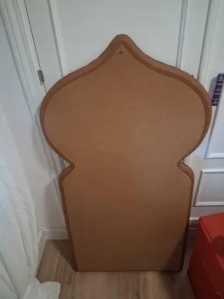 Espejo de pared mosaico oro y morado