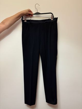 Pantalón y camisa rayas azul marino