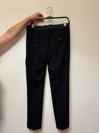 Pantalón y camisa rayas azul marino